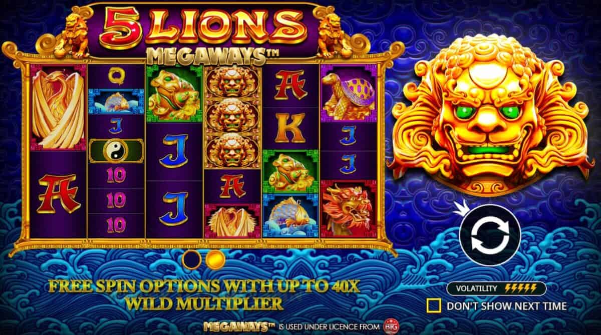 Bongkar Kunci Simbol Kemenangan Tercuan di 5 Lions Megaways